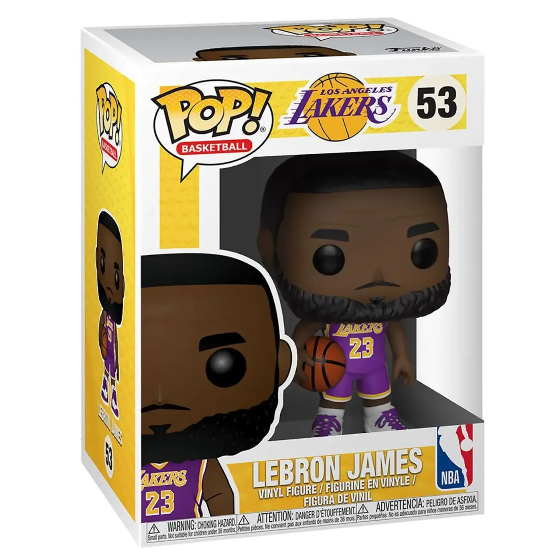 Фигурка Funko POP! NBA Lakers LeBron James (Purple Jersey) 10" (53) 52359