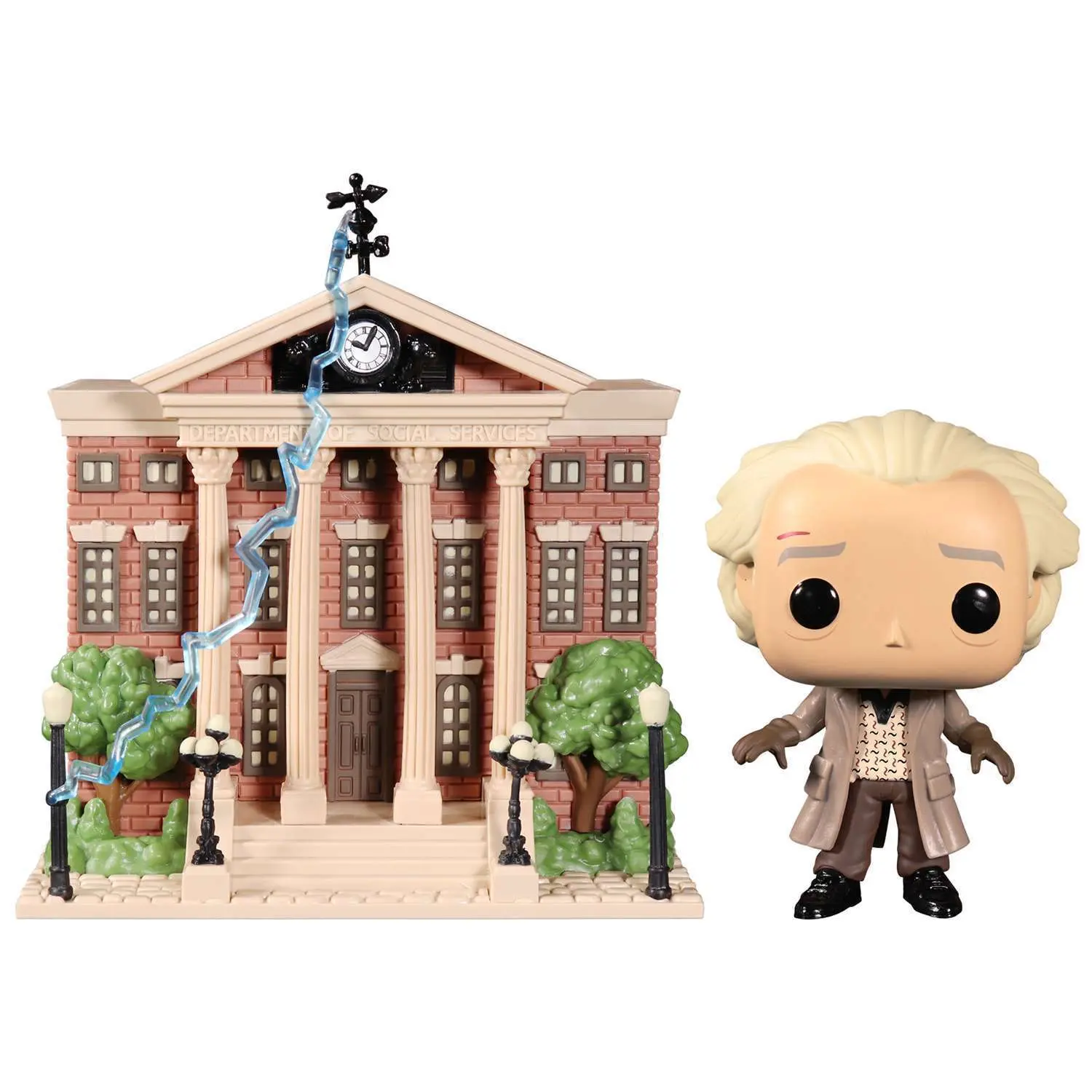 Фигурка Funko POP! Town BTTF Doc w/Clock Tower (15) 46910