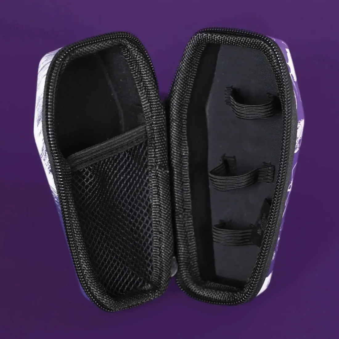 Пенал-футляр для канцелярских принадлежностей на молнии (мини-карандаш, мини-блокнот, два 3D-ластика