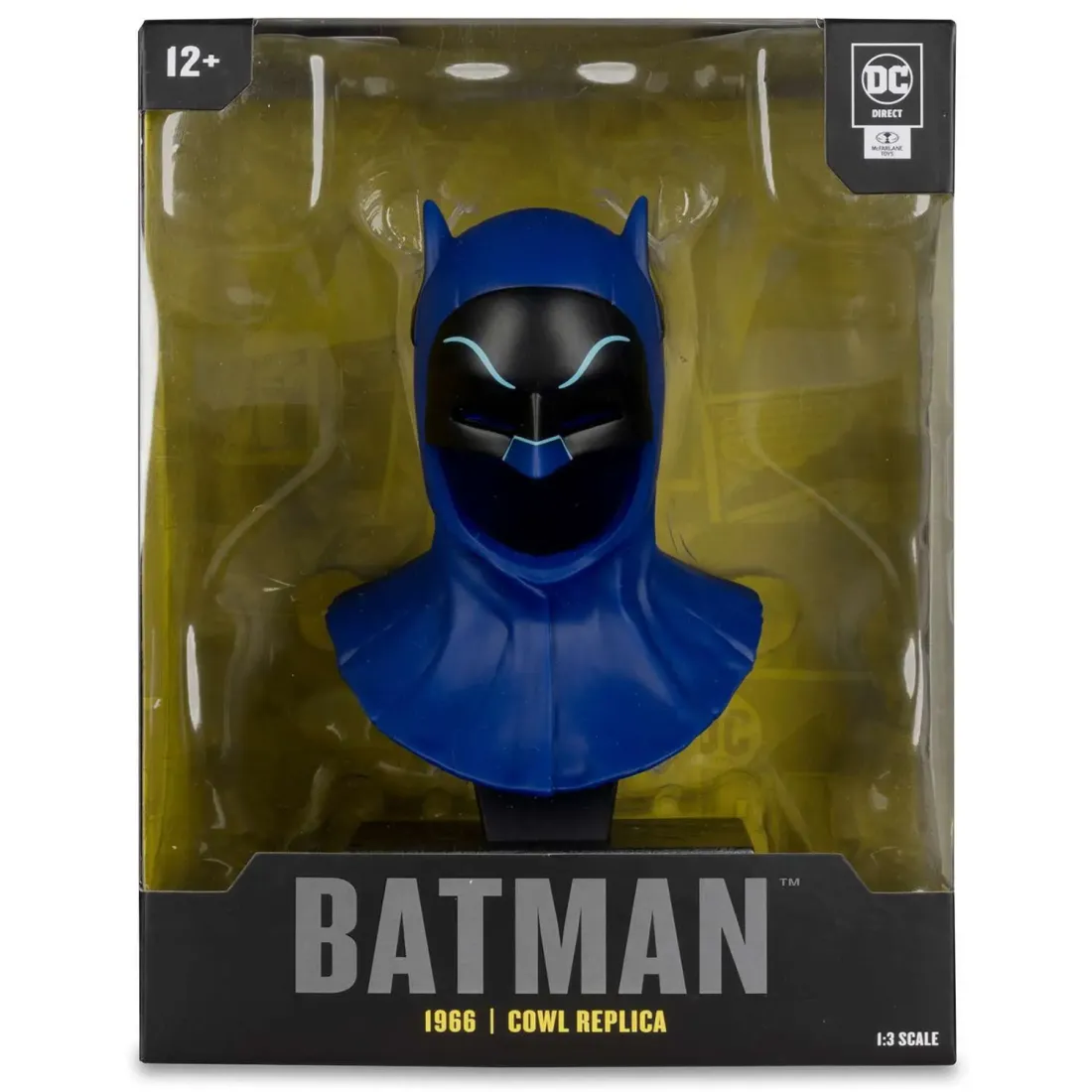 Реплика Маска Бэтмена 1:3 DC (Batman 1966) Batman Cowl 18см 179088