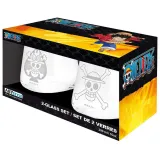 Набор стаканов One Piece Luffy & Ace Europe 300мл 2шт ABYVER285