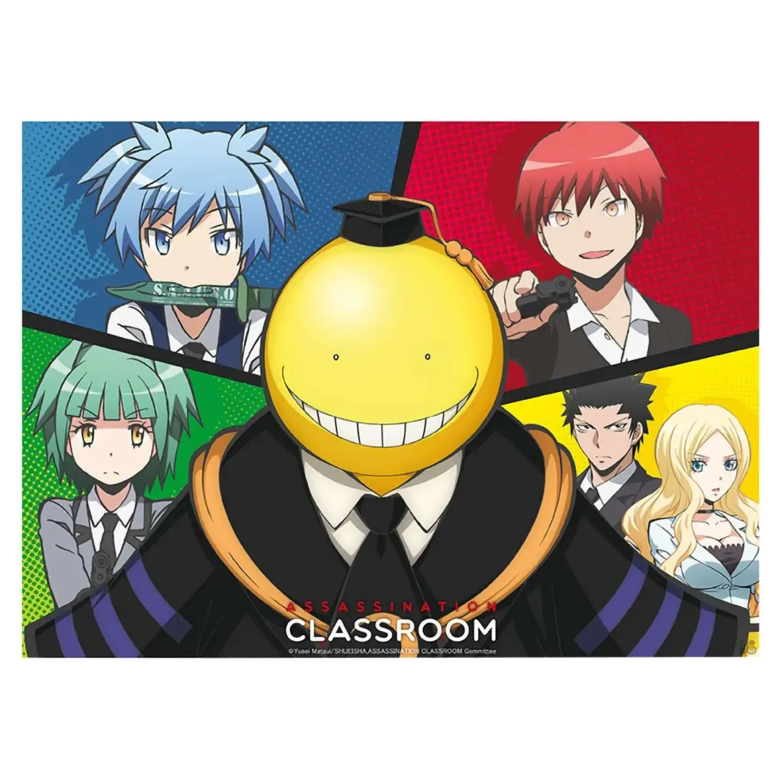 Постер Assassination Classroom Koro VS élèves 52x38 см ABYDCO386