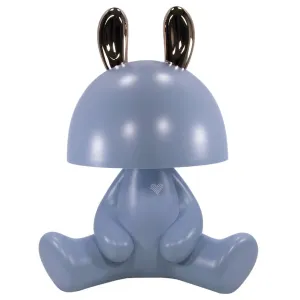Светильник Зайчик голубой  с ушками