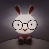 Светильник Зайчик Розовый