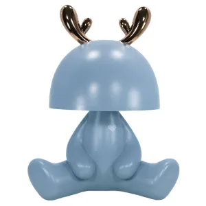 Светильник Олененок голубой