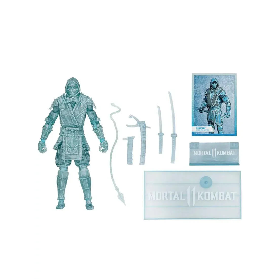 Фигурка Mortal Kombat Scorpion MK11 Frostbite Gold Label 18см 10999