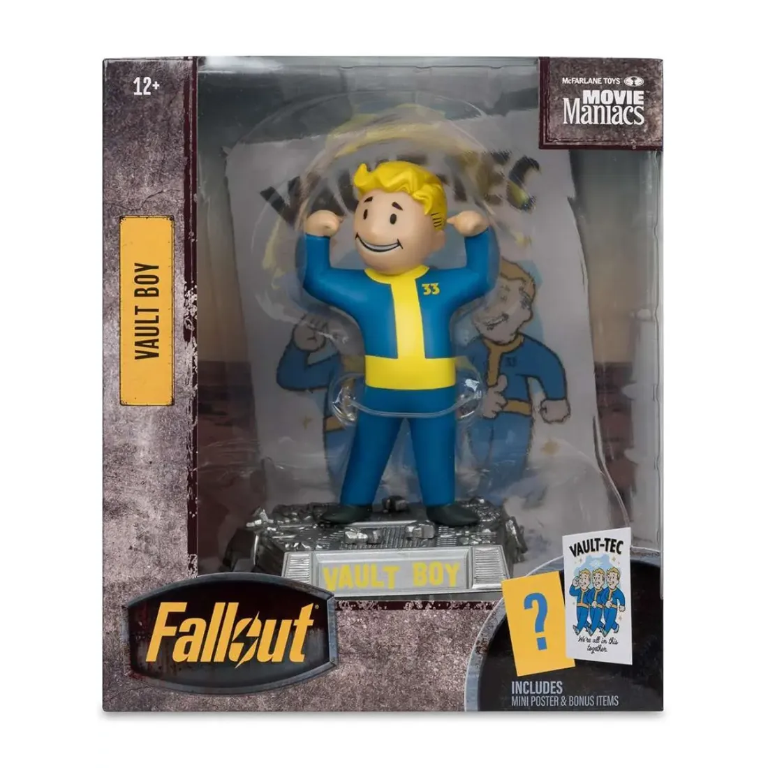 Фигурка Movie Maniacs Fallout  Vault Boy v1 15см 787926141313