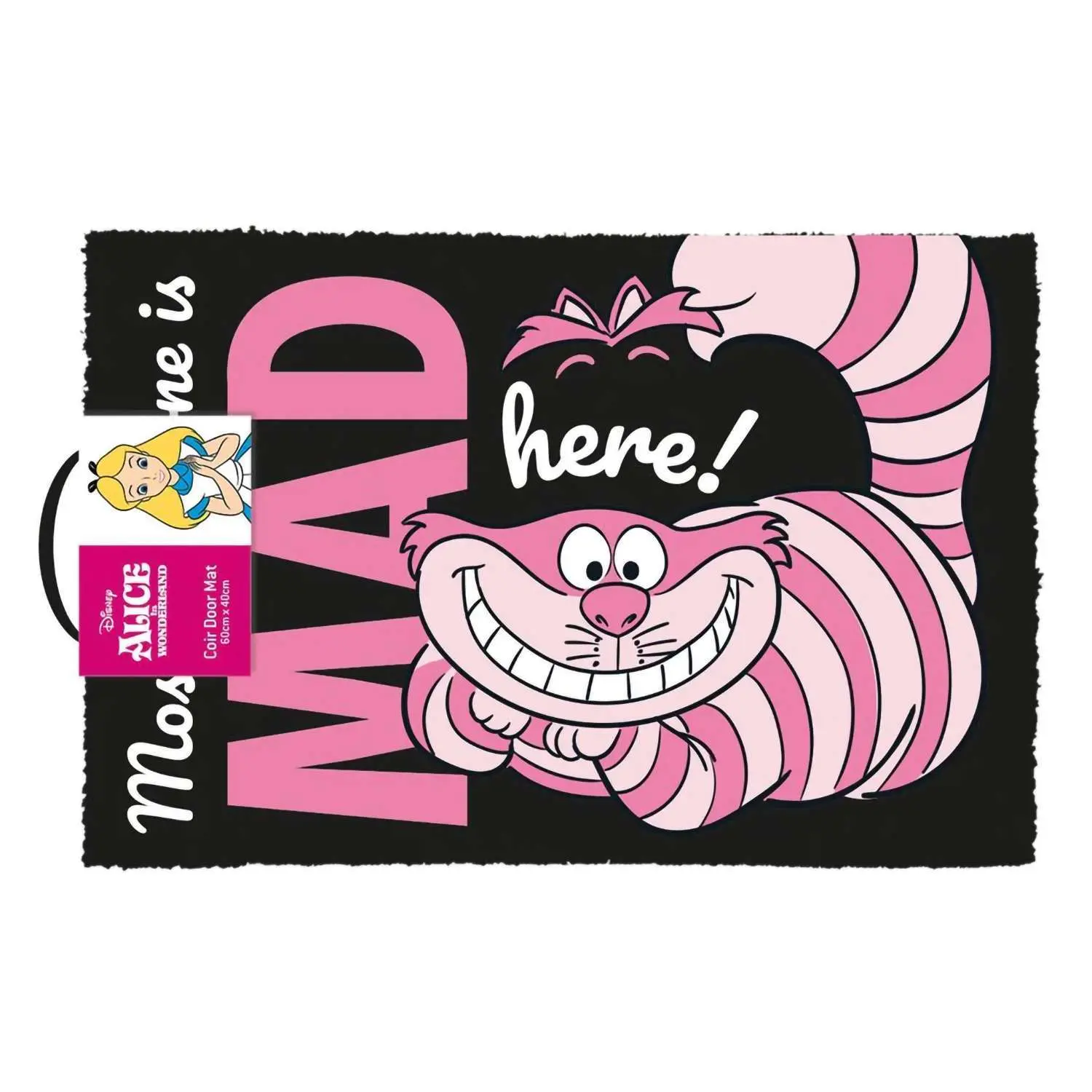 Коврик придверный Алиса в Стране чудес We're All Mad Here! GP86447
