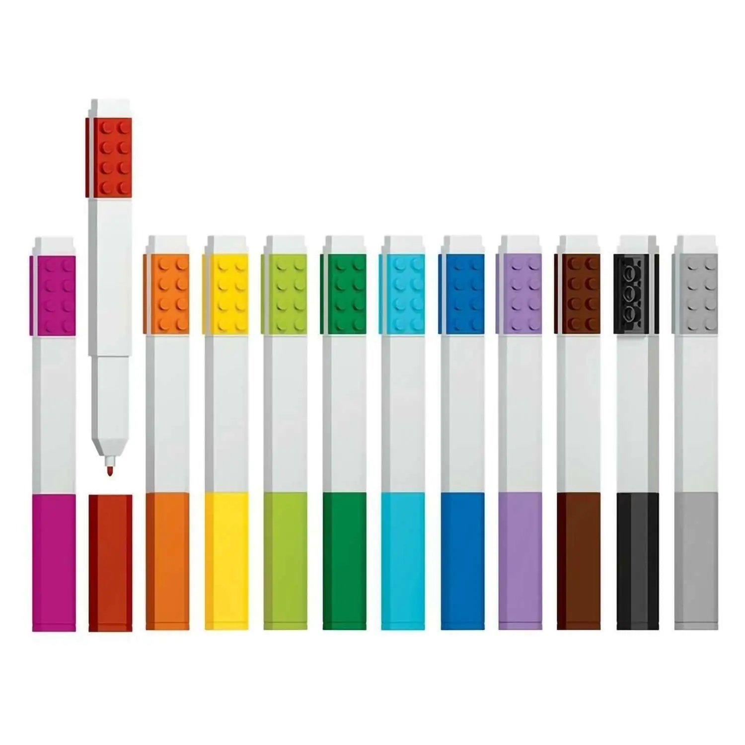 Набор цветных маркеров LEGO 12 шт 4895028516444