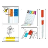 Набор цветных маркеров LEGO 12 шт 4895028516444