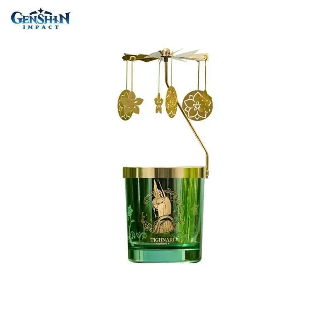 Подсвечник вращающийся Genshin Impact Тигнари Tighnari с ароматизированной свечой 6976525001720