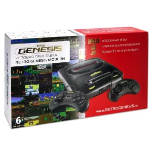 SEGA Retro Genesis Modern (Pal) + 303 игры + 2 джойстика