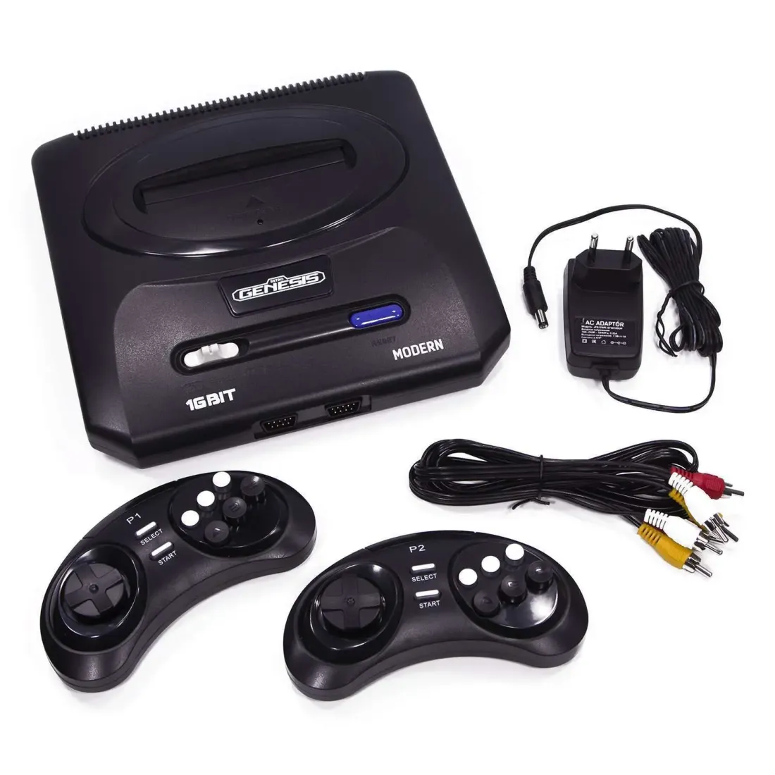 SEGA Retro Genesis Modern Wireless + 300 игр + 2 беспроводных джойстика 2.4ГГц