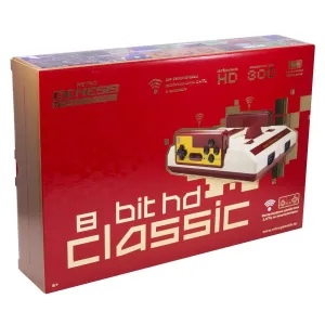 Retro Genesis 8 Bit HD Classic + 300 игр (HDMI кабель, 2 беспроводных li-ion джойстика)