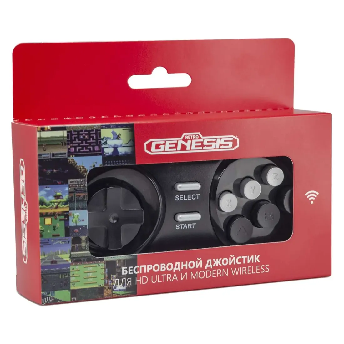 Retro Genesis Controller 16 Bit джойстик беспроводной для HD Ultra, P1