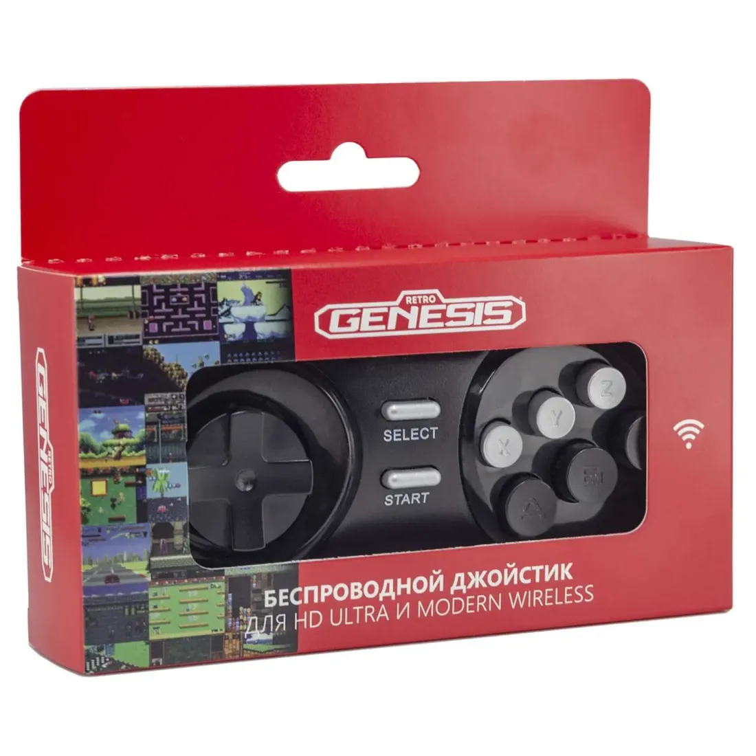 Retro Genesis Controller 16 Bit джойстик беспроводной для HD Ultra, P2