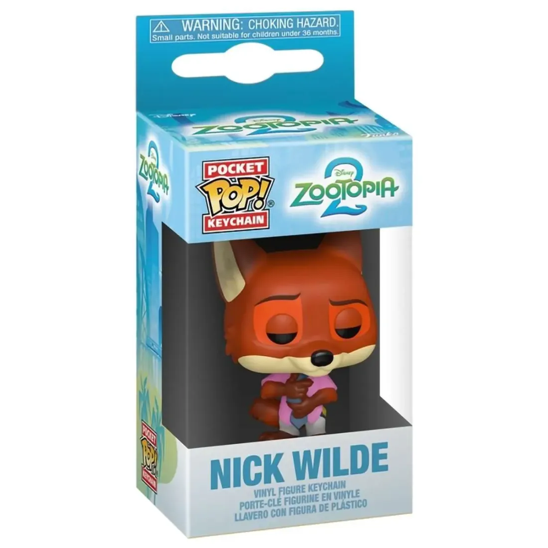 Брелок Funko Pocket POP! Disney Zootopia 2 Nick Wilde 86641
