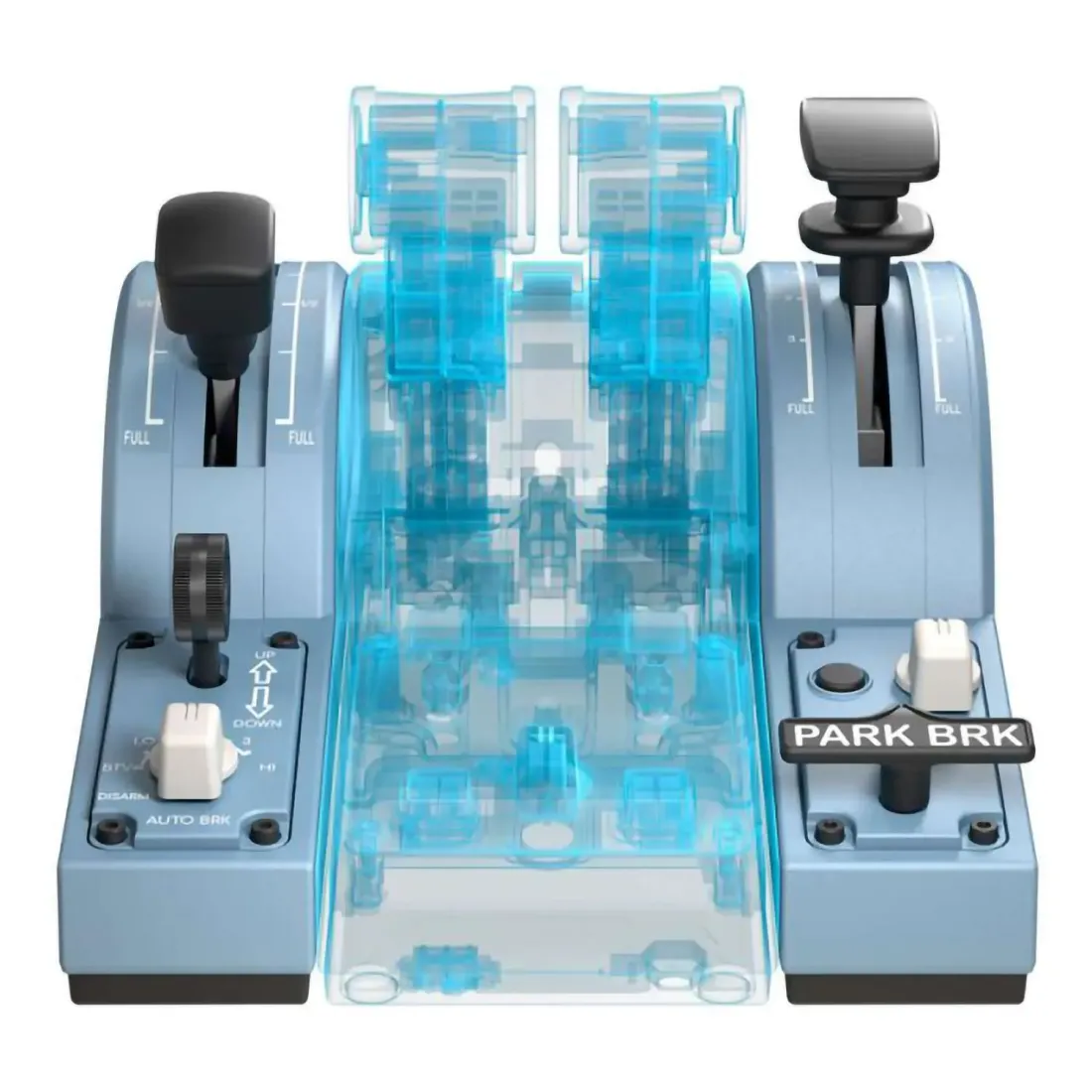 Дополнительный модульThrustmaster TCA Quadrant Add-on Airbus Edition ww: рычаг тормоза, закрылков,ПК