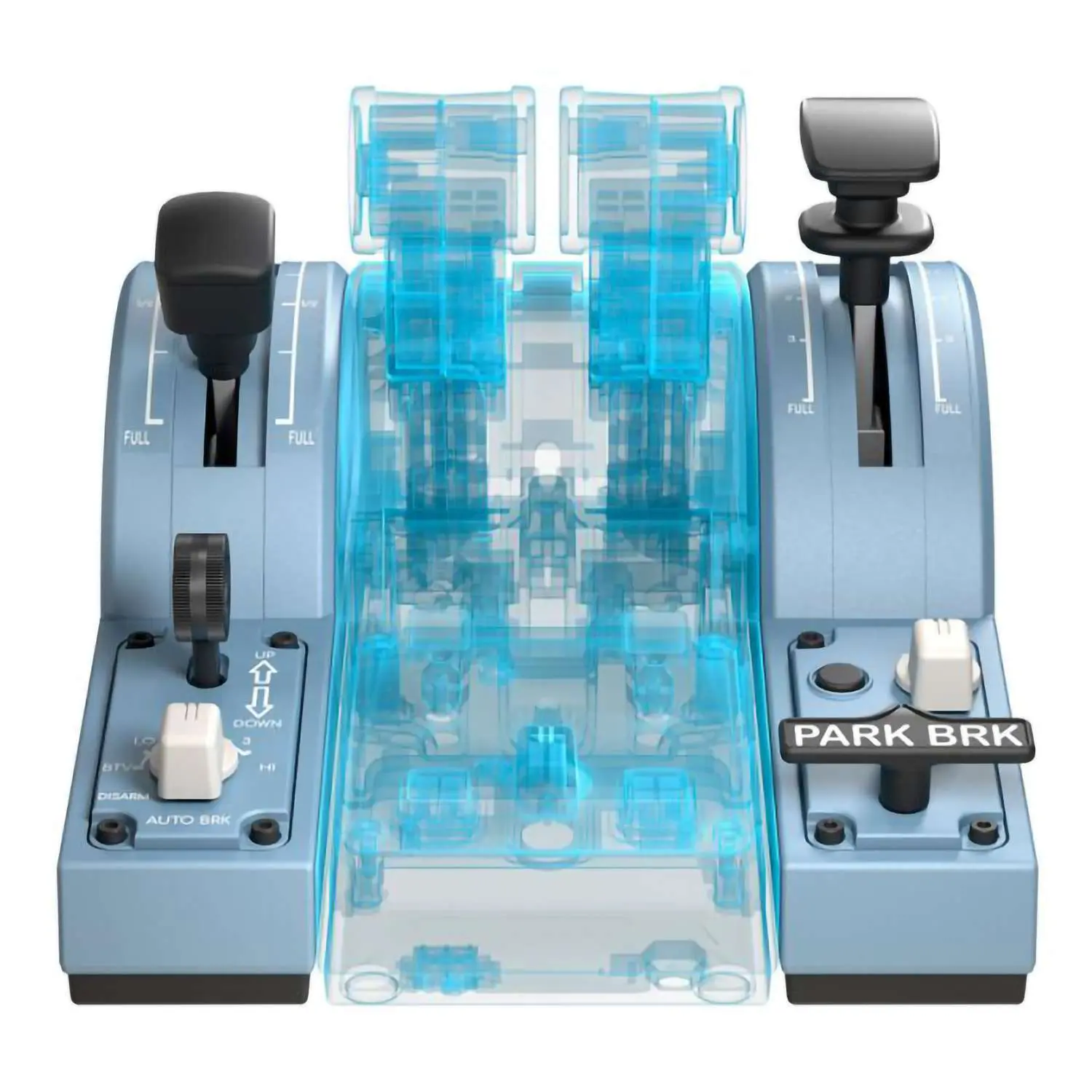 Дополнительный модульThrustmaster TCA Quadrant Add-on Airbus Edition ww: рычаг тормоза, закрылков,ПК