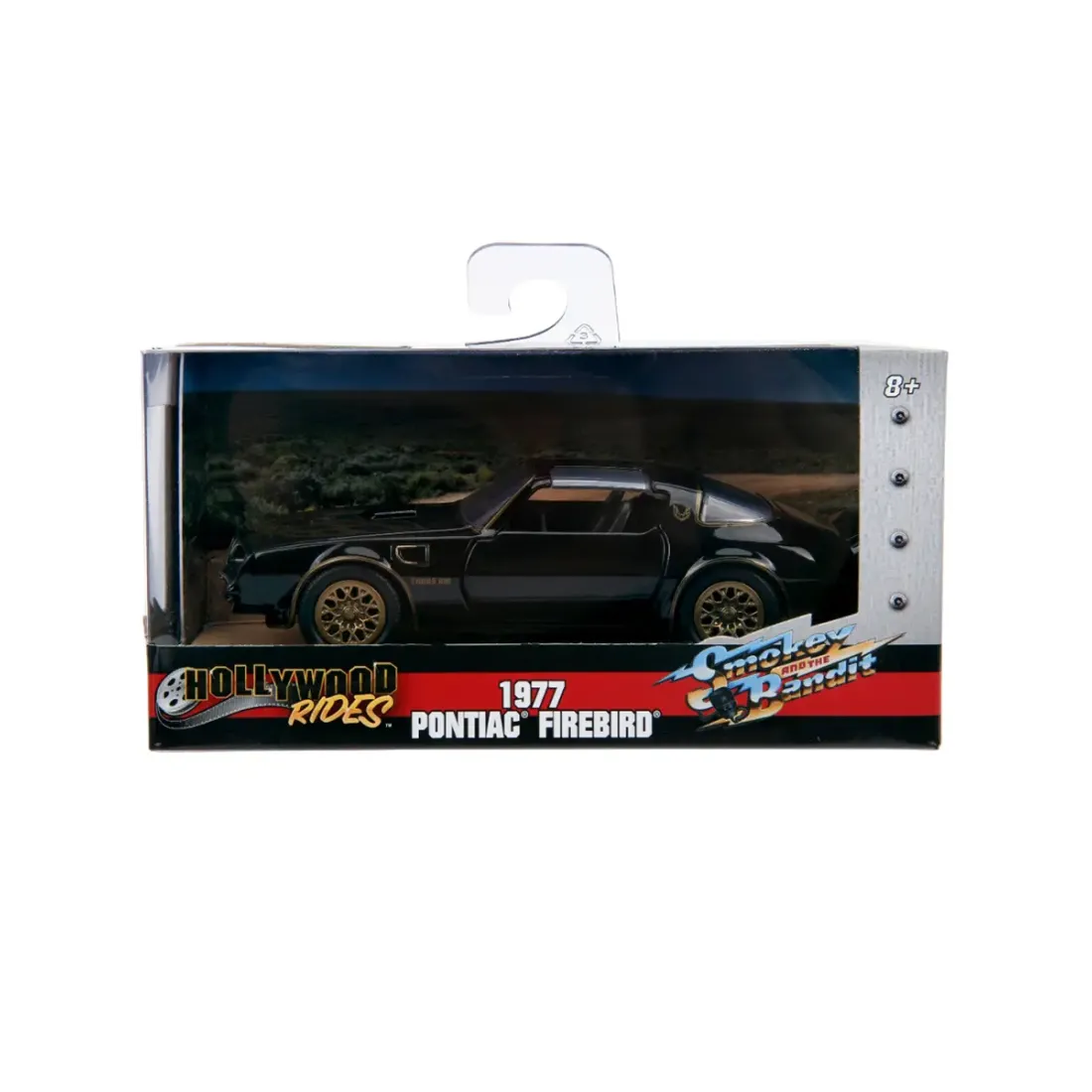 Модель машинки 1:32 Hollywood Rides 1977 Pontiac Firebird-Free Rolling Smokey & The Bandit 31061