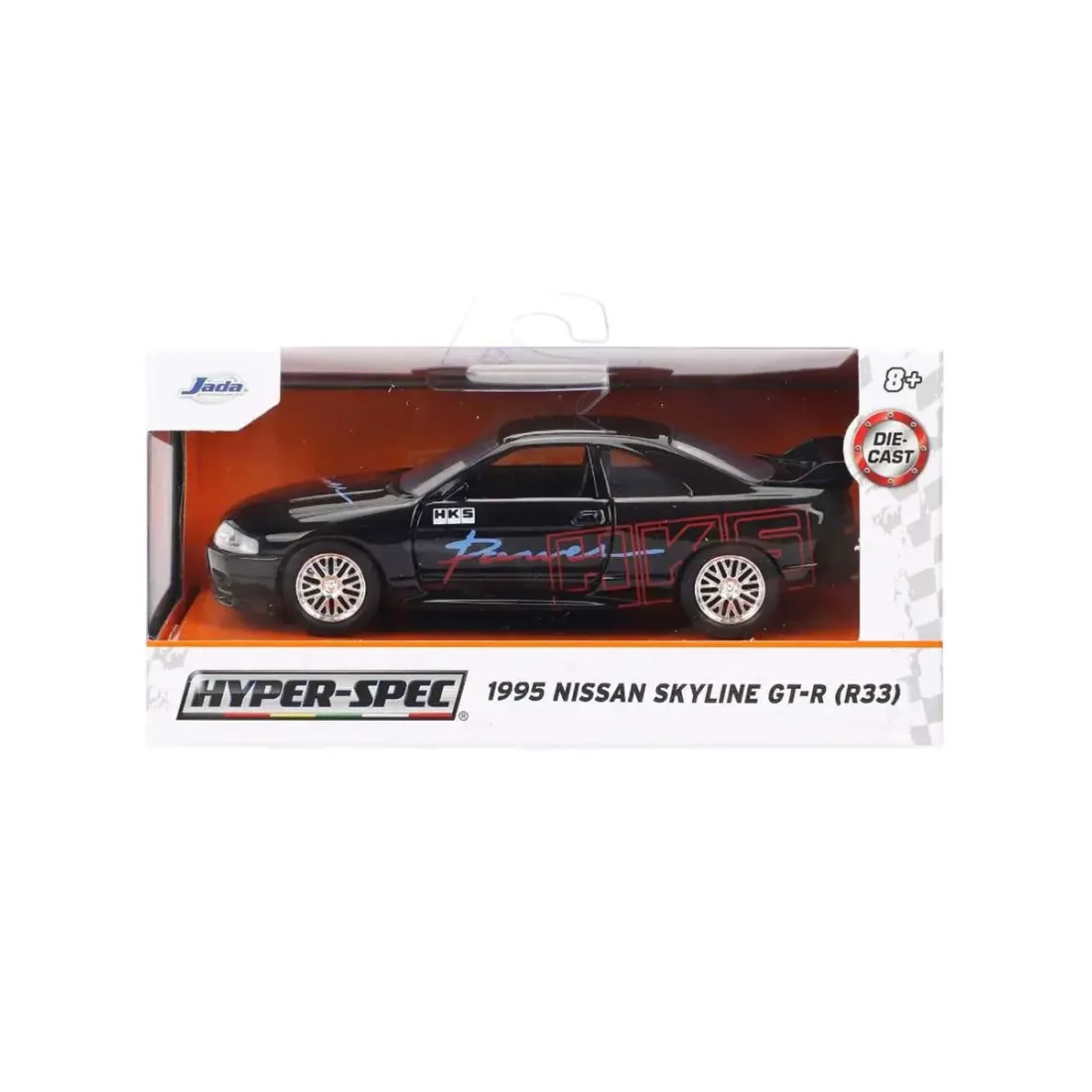 Модель Машинки 1:32 Hyperspec 1995 Nissan Skyline GT-R R33 (HKS) 36422