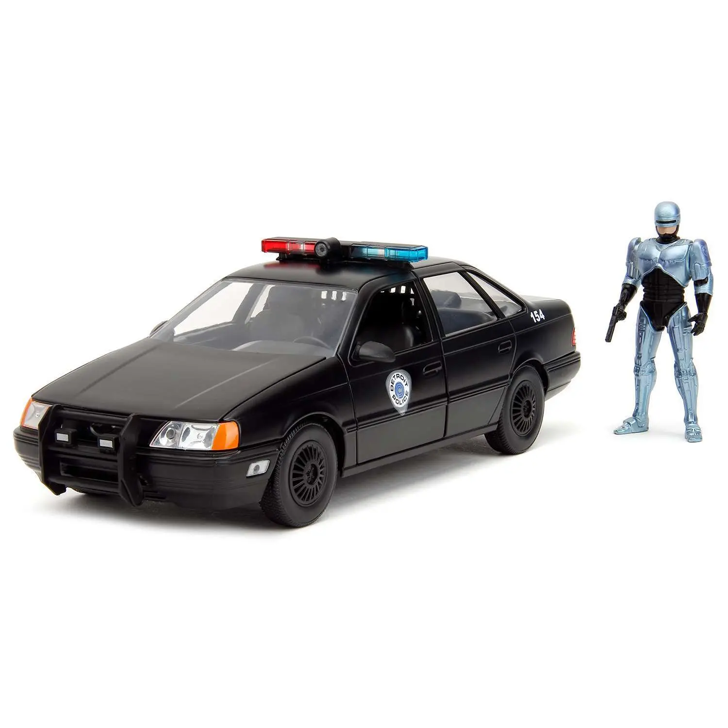 Модель Машинки c Фигуркой Hollywood Rides 1:24 1986 Ford Taurus with Robocop figure 33743