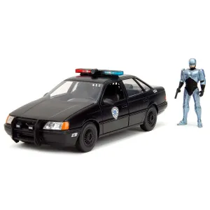 Модель Машинки c Фигуркой Hollywood Rides 1:24 1986 Ford Taurus with Robocop figure 33743