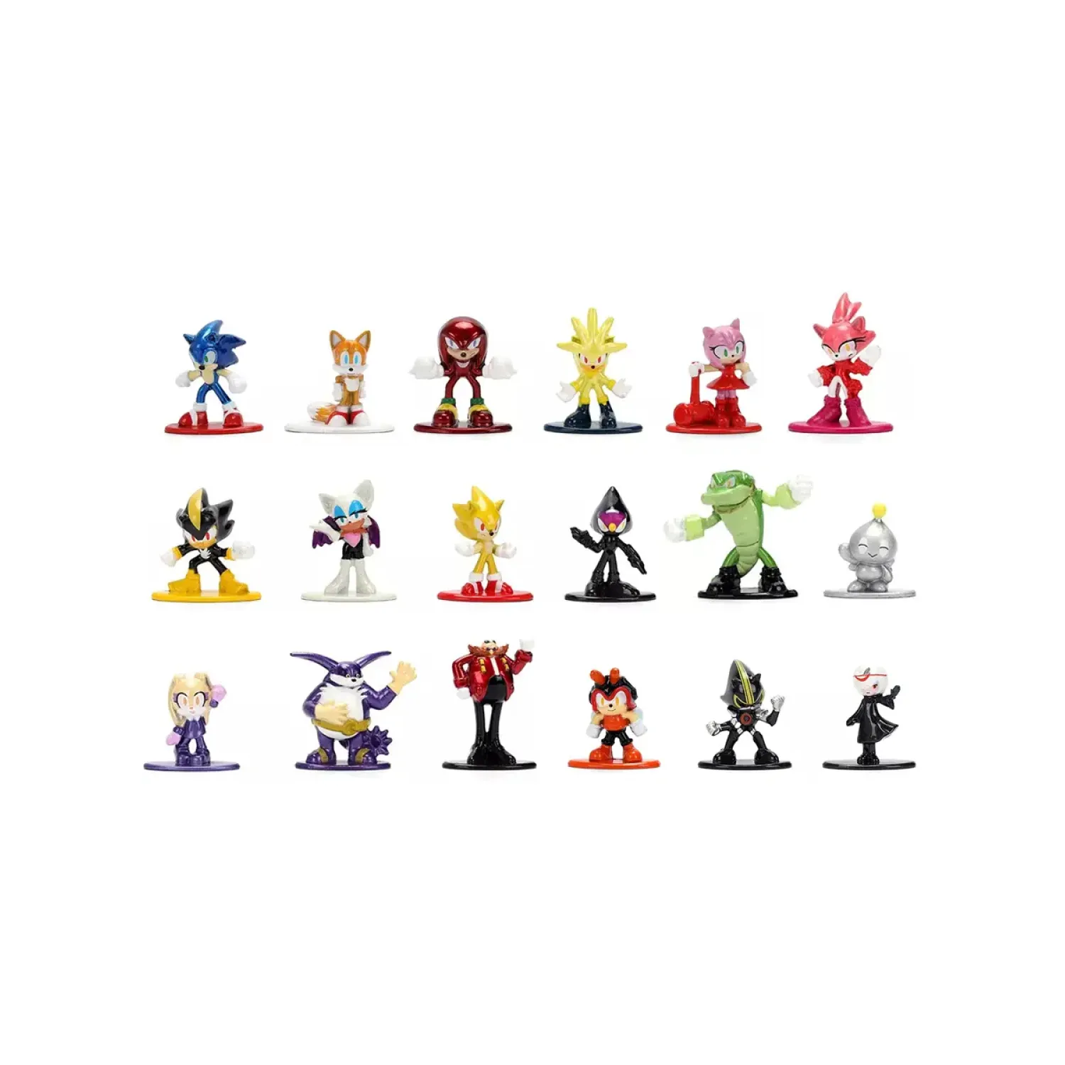 Набор фигурок Nano Sonic The Hedgehog 18шт Wave 2 1.65