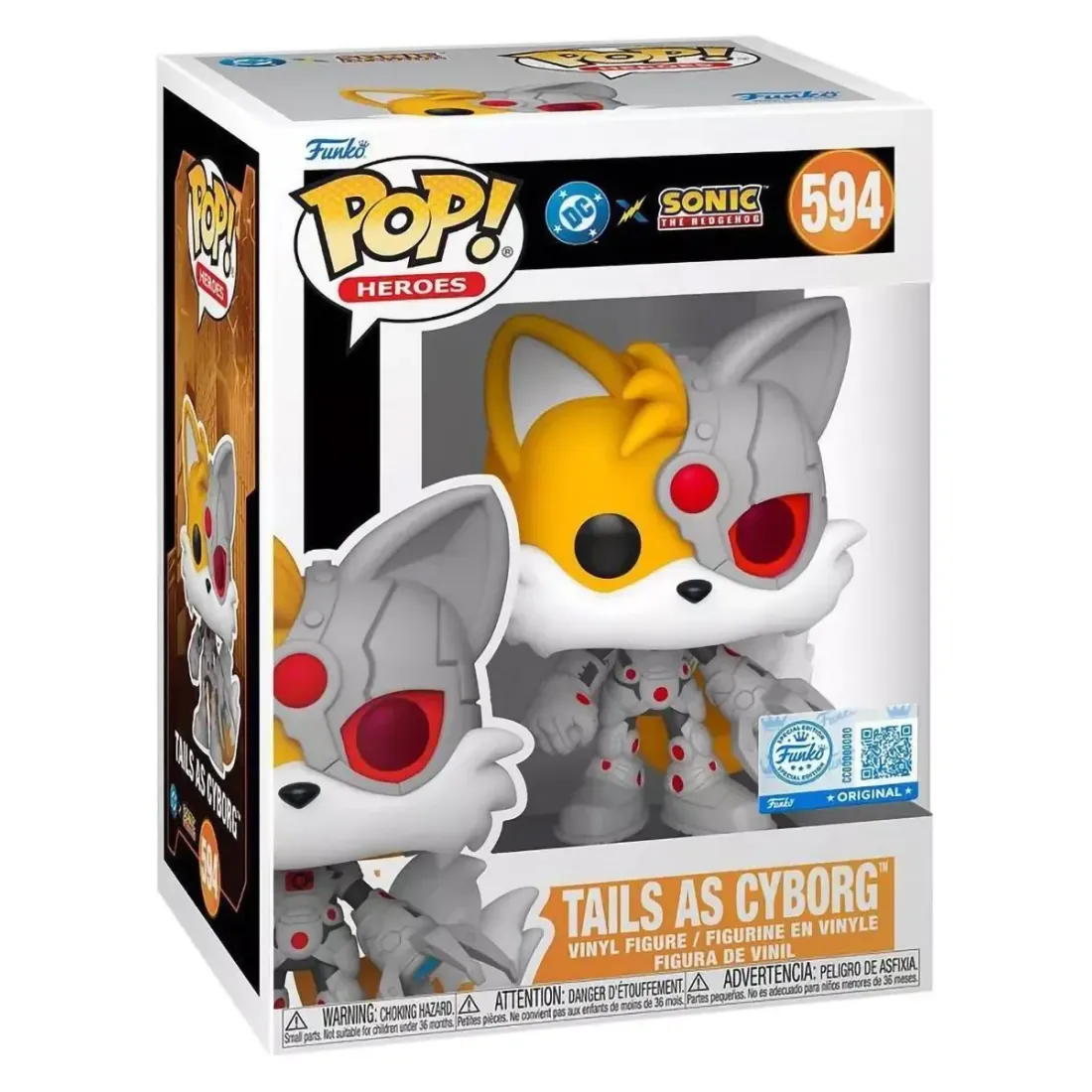 Фигурка Funko POP! Heroes DC х Sonic the Hedgehog Tails as Cyborg (594) 88906