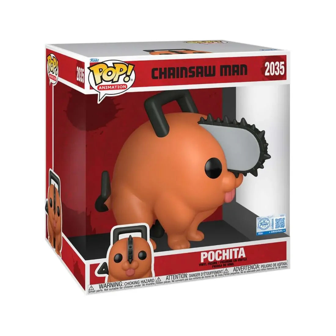 Фигурка Funko POP! Animation Chainsaw Man Pochita (Exc) 10" (2035) 88397