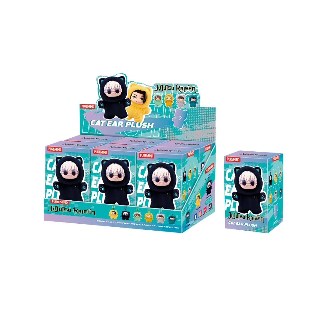 Фигурка плюшевая в ассортименте Jujutsu Kaisen Cat Ear Plush 1 шт 32431