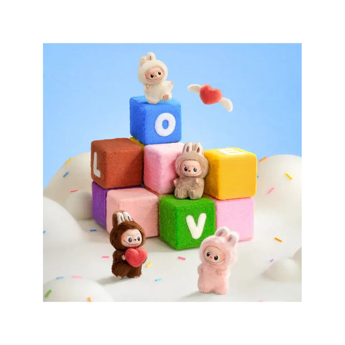 Брелок Pop Mart Лабубу Labubu The Monsters mini A-M 1 шт 6931571094409