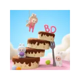 Брелок Pop Mart Лабубу Labubu The Monsters mini A-M 1 шт 6931571094409