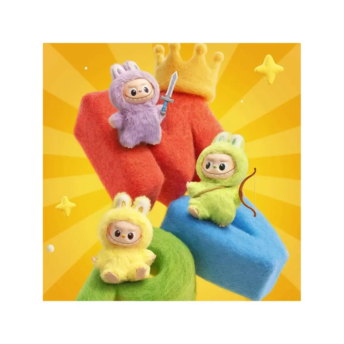 Брелок Pop Mart Лабубу Labubu The Monsters mini N-Z 1 шт 6931571094737