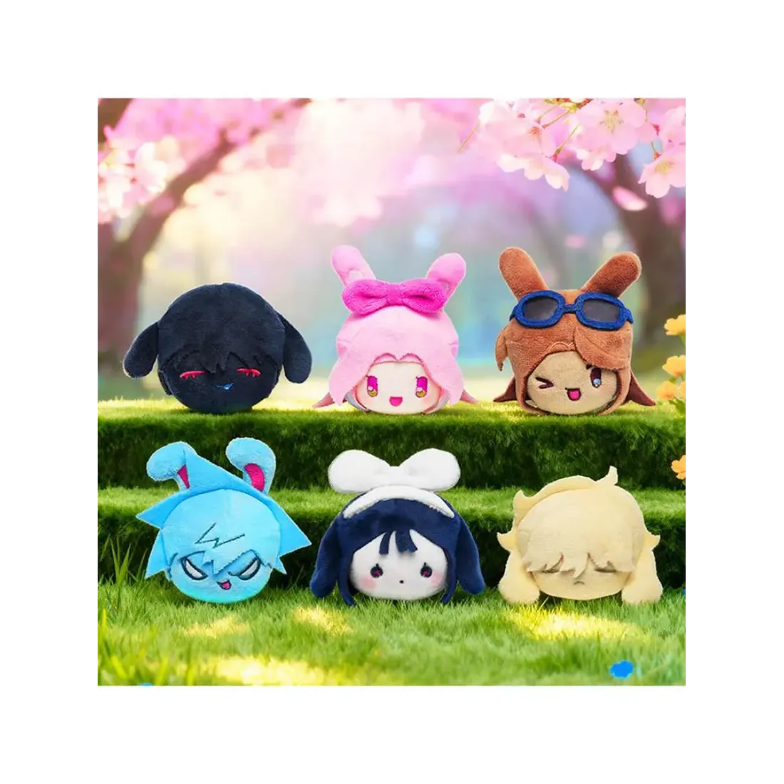 Фигурка плюшевая Alien Stage Rabbit Series Round Head Blind Box 1 шт 6972797300837