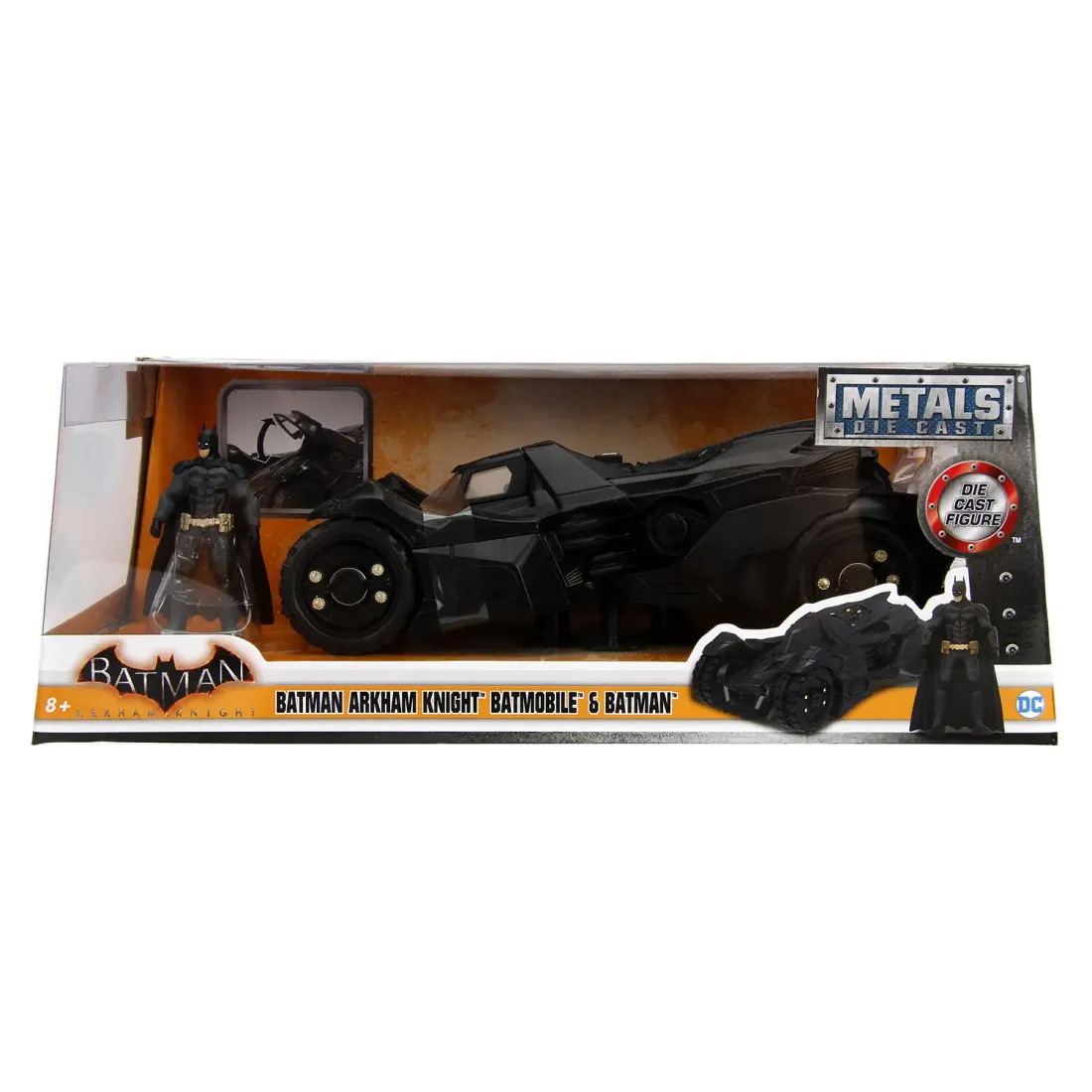 Набор Jada Toys Машинка 1:24 с Фигуркой Batmobile Arkham Knight Batmobile W/Batman Figure 98037