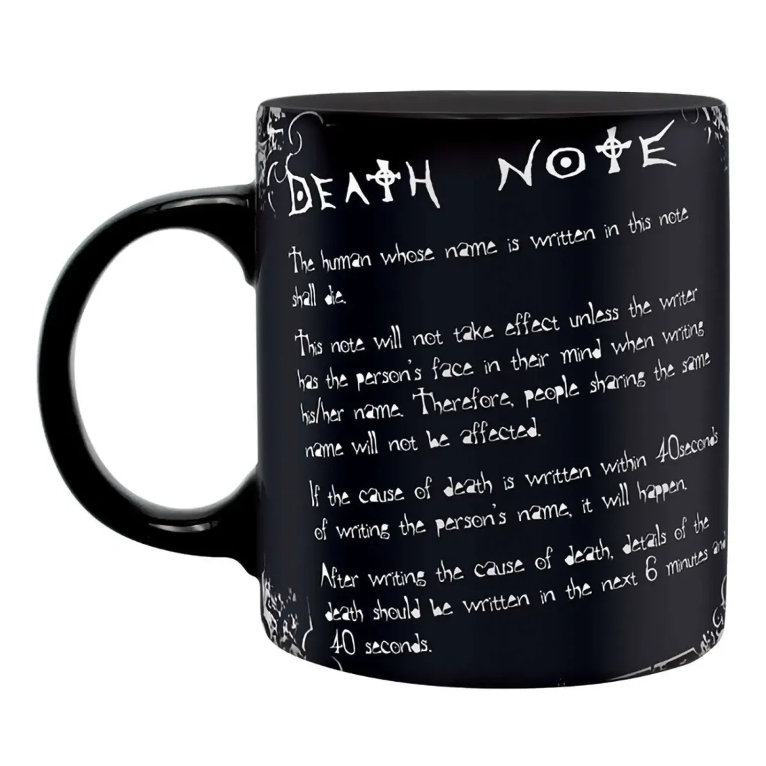 Кружка Death Note Mug 320 ml L & rules with box x2 ABYMUG472