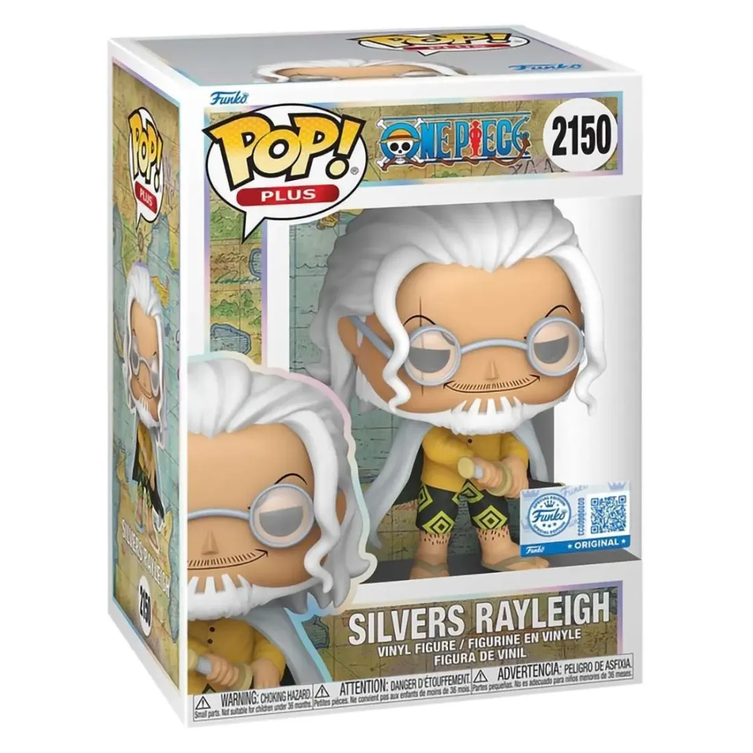 Фигурка Funko POP! Plus Animation One Piece Silvers Rayliegh w/Chase (Exc) (2150) 88298