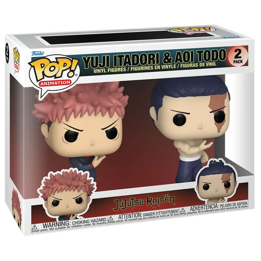 Набор фигурок Funko POP! Animation Jujutsu Kaisen S2 Yuji Itadori & Aoi Todo 2шт 72041
