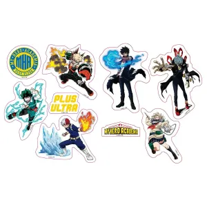 Наклейки My Hero Academia - Stickers - 16x11cm/ 2 Sheets - Heroes Villains X5 ABYDCO744