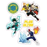 Наклейки My Hero Academia - Stickers - 16x11cm/ 2 Sheets - Heroes Villains X5 ABYDCO744