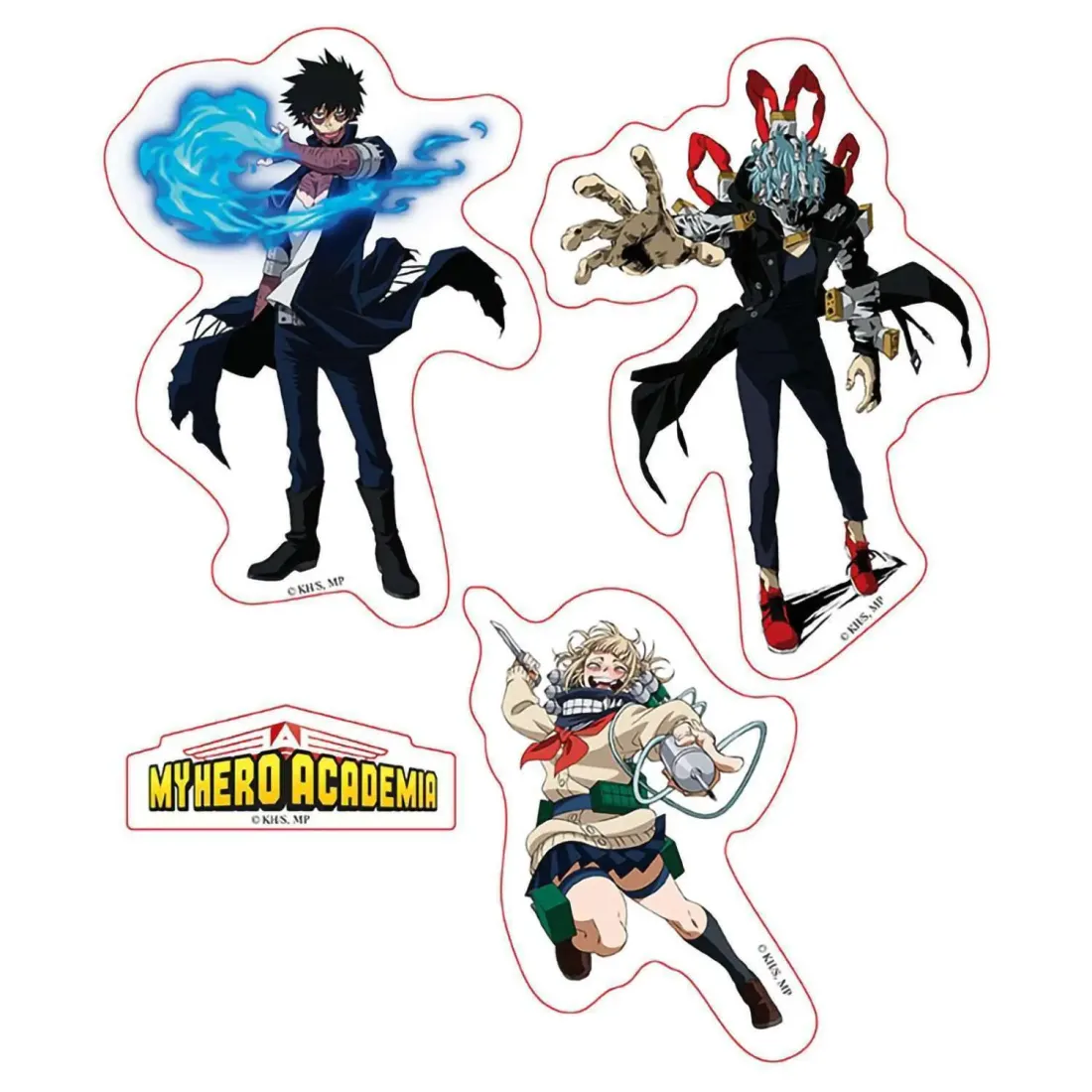 Наклейки My Hero Academia - Stickers - 16x11cm/ 2 Sheets - Heroes Villains X5 ABYDCO744