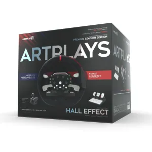 Руль Artplays V-1600 Pro Plus Force Feedback для PC, Xbox Series X/S. PlayStation 4, Xbox One