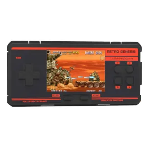 Retro Genesis Port 3000 (черно-красная, синяя упак, 10 эмул, 4000+игр, 3.0 IPS,SD-карта, сохранения)