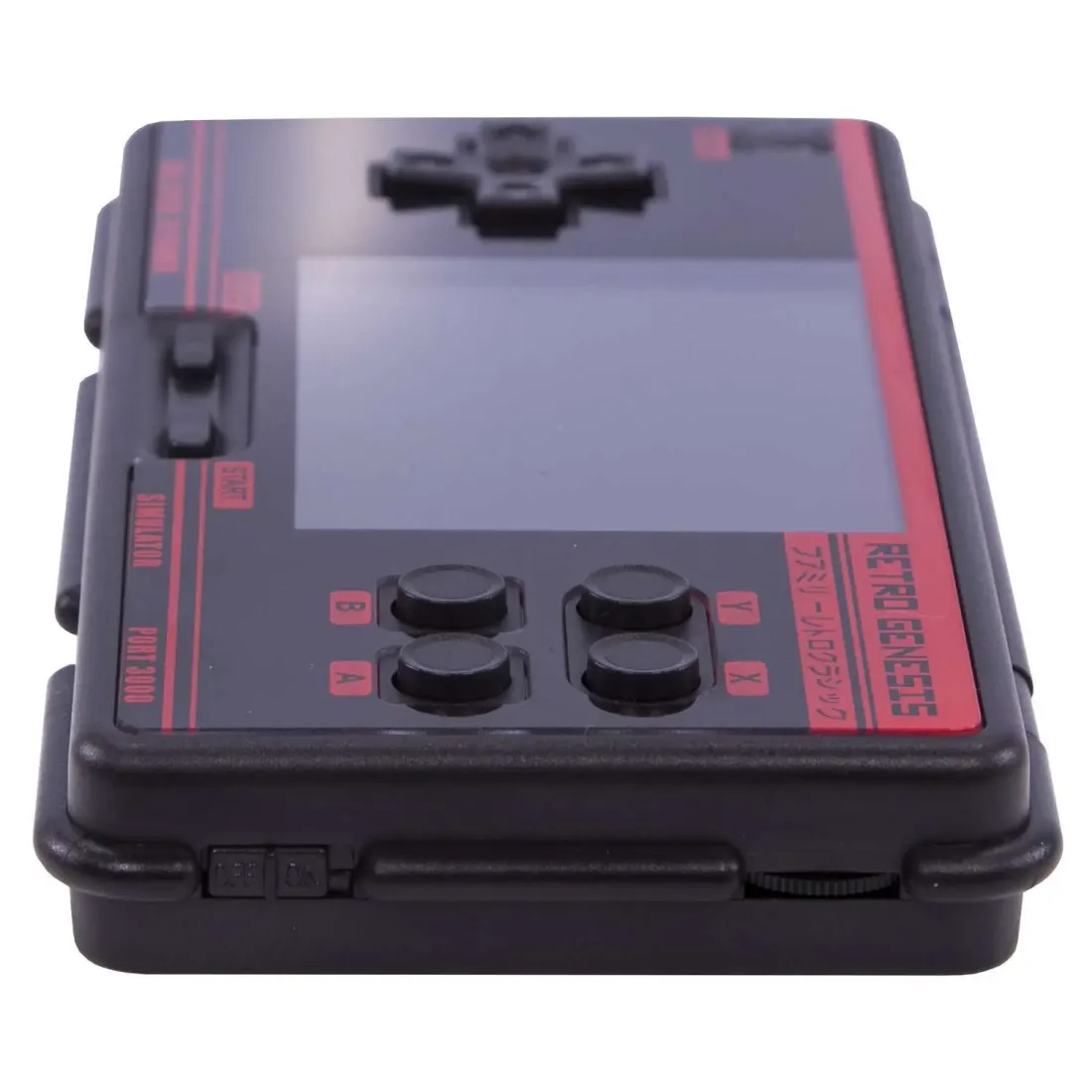 Retro Genesis Port 3000 (черно-красная, синяя упак, 10 эмул, 4000+игр, 3.0 IPS,SD-карта, сохранения)