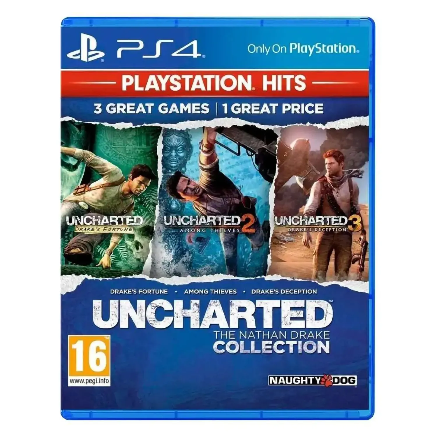 Uncharted: The Nathan Drake Collection (Playstation Hits) /PS4 (Русские субтитры)