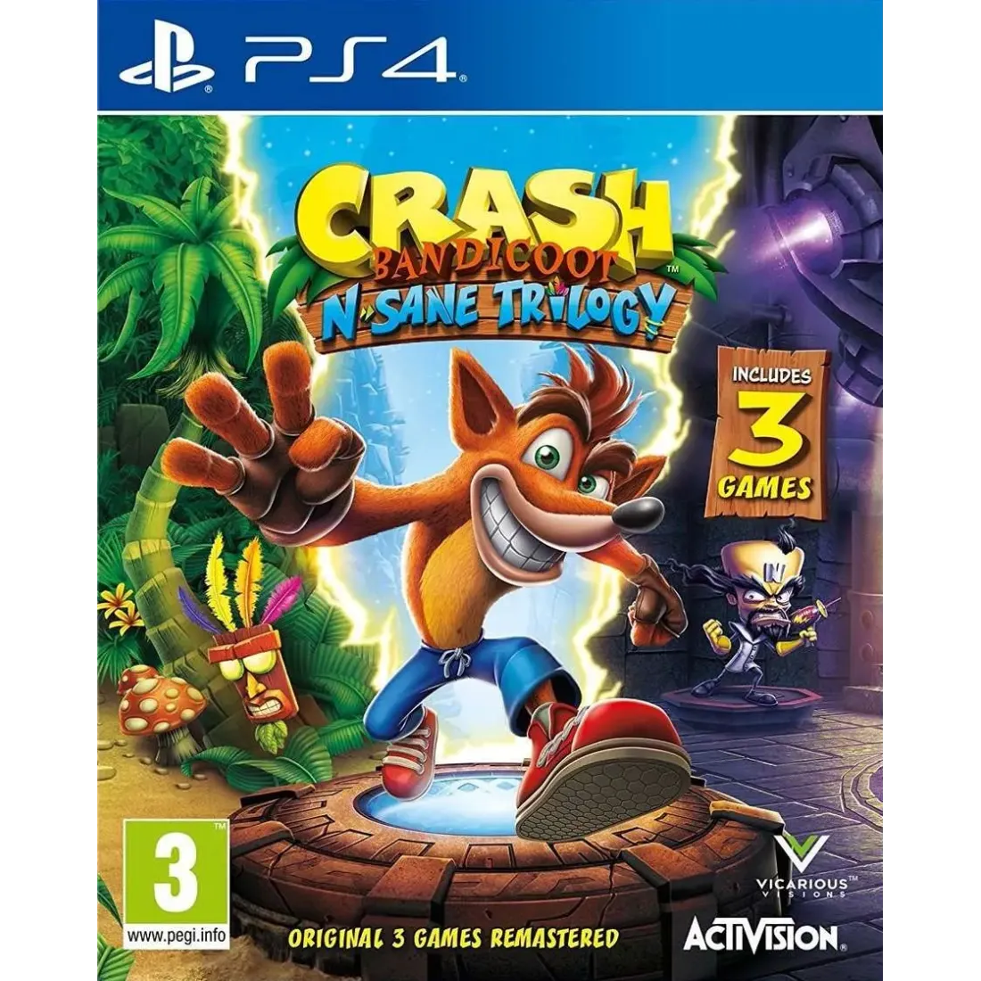Crash Bandicoot N. Sane Trilogy /PS4 (Английская версия)
