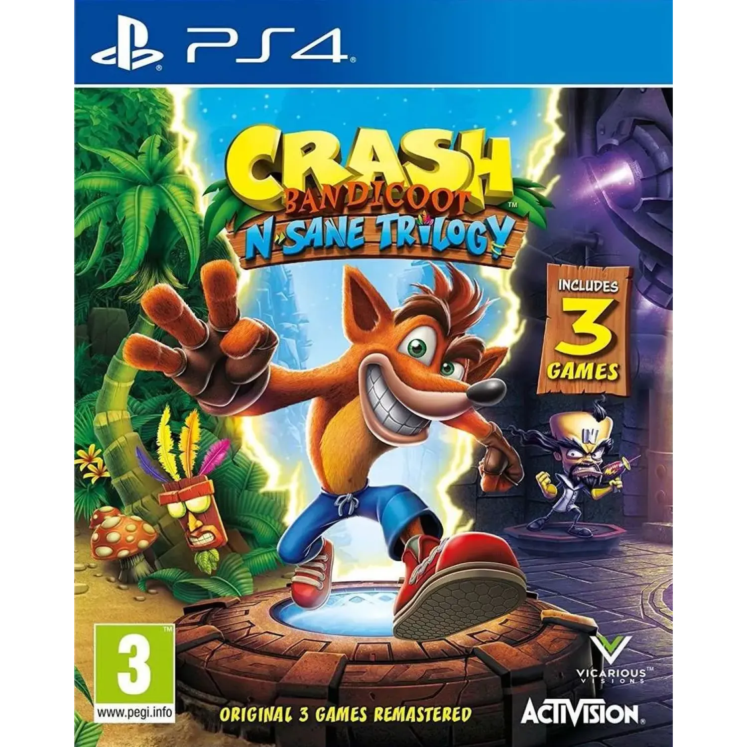 Crash Bandicoot N. Sane Trilogy /PS4 (Английская версия)