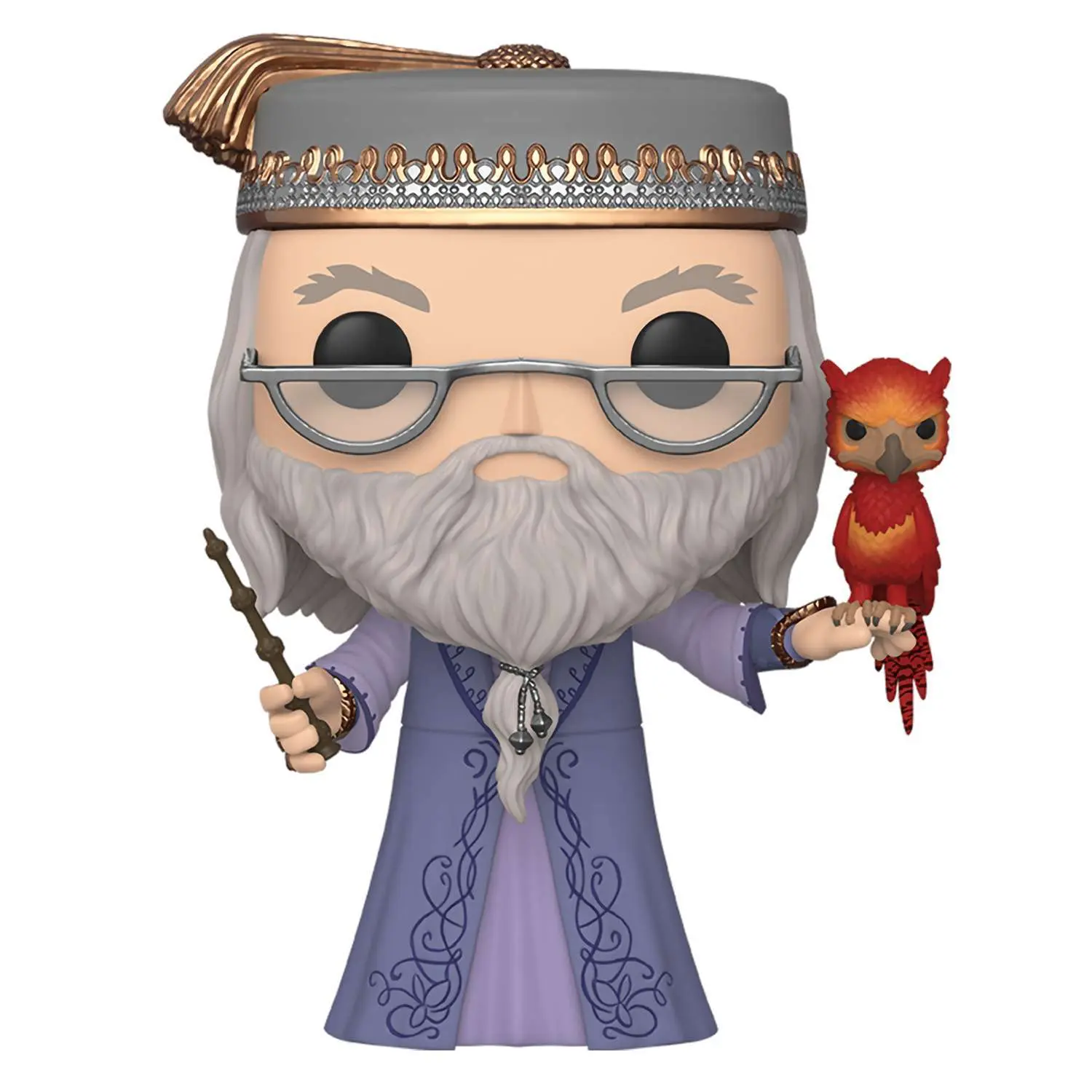 Фигурка Funko POP! Harry Potter S10 Albus Dumbledore w/Fawkes 10" (110) 48038