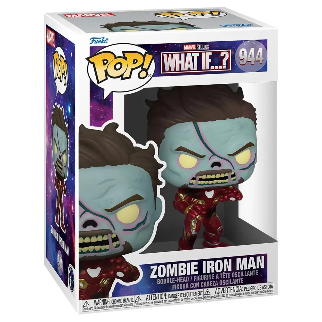 Фигурка Funko POP! Bobble Marvel What If Zombie Iron Man (944) 57379